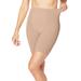 Plus Size Women's Invisible Shaper Light Control Long Leg Shaper by Secret Solutions in Nude (Size 26/28)