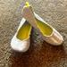 American Eagle Outfitters Shoes | American Eagle Ballet Flats Neon Green / Yellow | Color: Gray/Yellow | Size: 7