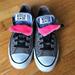 Converse Shoes | Converse Chuck Taylors Double Tongue | Color: Gray/Pink | Size: 9