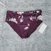 Athleta Swim | Athleta Floradora Knot High Waist Bikini Bottom, Women's Xl, Nwot! | Color: Purple | Size: Xl