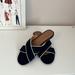 J. Crew Shoes | Blue Jcrew Slides | Color: Blue | Size: 7.5