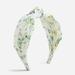 J. Crew Accessories | J. Crew X Liberty Knot Headband - Floral Sprigs | Color: Blue/White | Size: Os