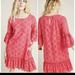 Anthropologie Dresses | Anthropologie Dani Lace Tunic Dress Size 6 Pockets | Color: Pink | Size: 6