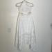 Free People Dresses | Free People Halter Dress Open Tie Back - Size 6 | Color: White | Size: 6