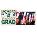 White Charlotte 49ers 5" x 10.5" Proud Grad Floating Frame