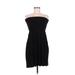 Casual Dress - Sheath: Black Print Dresses - Women's Size Medium