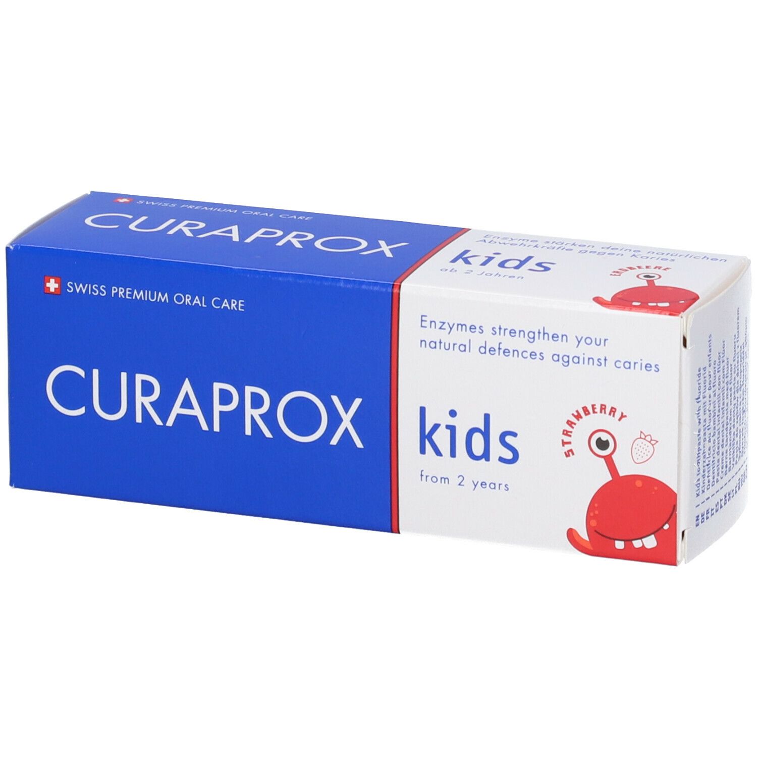 Curaprox Kids Toothpaste Strawberry Flavor 950ppm 60 ml Dentifricio