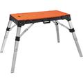 Omnitable 4 In 1 Portable Workbench Work Table Dolly Scaffold | 4.53 H x 18 W x 38 D in | Wayfair E0130140