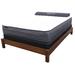 Red Barrel Studio® Pedestal Bed in Brown | 18 H x 63 W x 92 D in | Wayfair 3AC98706CF364AD3ABE6218B256E6739