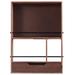 Millwood Pines Aceston 21.85" H x 16.54" W x 3.35" D Shelving Unit Wood in Brown | 21.85 H x 16.54 W x 3.35 D in | Wayfair