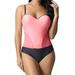 KaLI_store Swimsuit Women Tummy Control Women s Thong Cutout Monokinis Tie Beach One Piece Swimsuit Bathing Suit Pink XXL