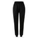 iOPQO Sweatpants Women Joggers for Women shorts for Women Trousers Mid Waist Black Long Pants Loose Casual Work Trousers Women s Casual Pants Wide Leg Sweatpants Women Pants for Women Black Pants L