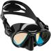 Cressi Gara Modular Set Diving Mask Combo (Black EU 42/43 | US Man 9/10 | US Lady 10/11)