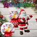 Shop Clearance! 5pcs Christmas Ornaments 2020 Santa Claus Wearing A Face and Carrying a Gift Bag Christmas Tree Decorations Hanging Pendant Decor Xmas Creative Gift