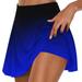 Women s Tennis Skirts Colorful Casual Stretchy Flared Pleated Mini Skater Skirt with Shorts Athletic Golf Skorts