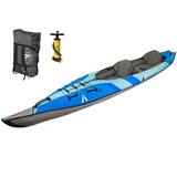 Advanced Elements AdvancedFrameÂ® Elite - Recreational Inflatable Kayak with Pump - Convertible Solo or Tandem Kayak - 15 ft - Blue
