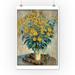 Jerusalem Artichoke Flowers - Masterpiece Classic - Artist: Claude Monet c. 1880 (12x18 Art Print Wall Decor Travel Poster)