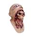 MQing Melting Face Latex Adult Bloody Zombie Mask Halloween Scary Cosplay Prop Costume