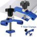 MTFun Clamps T-Slot Woodworking Tool T-Track Clamp Carpentry Clamp Kit Multi-Purpose T-Rail Clamp Hold Down Clamps Carpentry Accessory