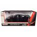 Diecast Car w/Display Case - 2020 Chevy Corvette C8 Stingray Black - Motor Max 79360BK - 1/24 scale Diecast Model Toy Car