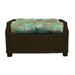 RSH Dcor Indoor Outdoor Single Tufted Ottoman Replacement Cushion **Cushion Only** 21 x 17 Ocean Life Blue