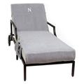 Linum Home Textiles Personalized Standard Size Chaise Lounge Cover with Side Pockets