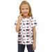 ZIZOCWA Toddler Tank Tops Girls Warm Shirts Toddler Kids Toddler Children Unisex Spring Summer Active Fashion Daily Daily Indoor Outdoor Print Short S White110