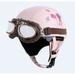 Motorcycle Half Helmet for Men Women Retro Handmade Leather Half Face Quick Release Buckle and Goggles Motorbike Scooter Helmet A5