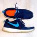 Nike Shoes | Nike Roshe Runs Navy/Teal/Black/Orange | Color: Black/Blue | Size: 9