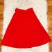 J. Crew Skirts | Host Pick J.Crew 100% Merino Wool Midi Skirt | Color: Red | Size: 8p