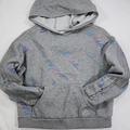 Adidas Shirts & Tops | Adidas Fleece Lined Hooded Sweatshirt Size L (14) | Color: Gray/Purple | Size: Lg