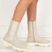 Free People Shoes | New Free People Brooks Lug Sole Chelsea Boots | Color: Cream | Size: Various