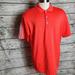 Adidas Shirts | Adidas Climacool Orange Golf Polo Shirt Mens Size Large | Color: Orange | Size: L