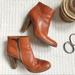 Madewell Shoes | Madewell 1937 Cognac-Camel Heeled Ankle Booties. Size 8. Also Have In Black. | Color: Tan | Size: 8