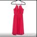 J. Crew Dresses | J Crew Women's Selena Dress In Silk Chiffon Front Keyhole Strawberry Size 0 | Color: Pink/Red | Size: 0