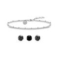 THOMAS SABO Sabo Damen Schmuck Set Armband Bead Kugel Anhänger 925 Sterlingsilber SET0604-023-11-L19v