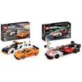 LEGO 76918 Speed Champions McLaren Solus GT & McLaren F1 LM, 2 ikonische Rennwagen Spielzeuge & 76916 Speed Champions Porsche 963, Modellauto-Bausatz
