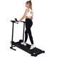 kotia Manual Treadmill Non Electric Treadmill with 10° Incline Small Foldable Treadmill for Apartment Home Walking Running (Mode GHN213)