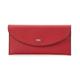 DKNY Women's Casual Phoenix Flap Classic Wallet, BRT RED/Silver, One Size, Casual Phoenix Flap Wallet Classic Wallet