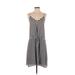 Old Navy Casual Dress - Slip dress: Black Stripes Dresses - Women's Size Small