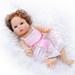 Lifelike Reborn Baby Dolls Soft Body 19 Inch Realistic Newborn Baby Dolls Real Life Baby Dolls Gifts/Toys for Collection & Kids Age 3+ A2