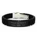 amangny Funny Shih Tzu Dog Gifts Proud to Have a Little Shih Tzu Birthday Black Glidelock Clasp Bracelet for Shih Tzu Dog Dog Toys Dog beds Dog Collars Dog Food Dog Treats