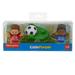 Fisher-Price Little People 2 Pack With Accessories Soccer Coach and Player