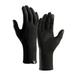 Windproof Winter Gloves for Men Women Winter Thermal Warm Full Finger Gloves Cycling Anti-Skid Touch Screen Warm Gloves for Winter Outdoor Sports Black M