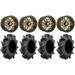 Sedona Split 6 Bdlk 14 Br Wheels 29.5 Assassinator Tires Sportsman RZR Ranger