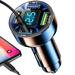 Tohuu USB Quick Car Charger QC3.0 Adapter 66W USB C Car Charger Fast Charging PDQC Car Charger 4-Ports Charger Adapter Car USB Charger Multi Port for Phone Pro/Air Laptop fashionable