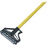 Carlisle 177428075 4166404 60 x 1 in. Fiberglass Quick Release Mop Handle Yellow