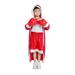 Kids Long Sleeve Belt Loose Muay Thai Boxing Robe Stage Show Kickboxing Gown