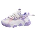 KaLI_store Kids Shoes Girls Sneakers Kids Shoes Unisex Lightweight Breathable Running Tennis Fitness Shoes for Toddler/Little Kid/Big Kid Purple