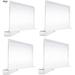 Acrylic Shelf Dividers for Closets Wood Shelf Dividers Clear Shelf Separators Cabinets Shelf Storage and Organization Without Drilling for Clothes Books Towels Shoes